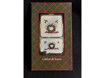 Celebrate The Seasons Christmas Trays