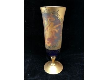 Cherub Pedestal Vase