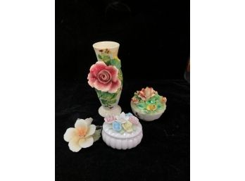 Floral Ceramics Lot