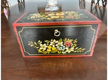 Floral Wooden Box