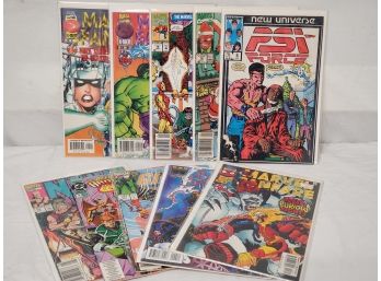 Ten Issue Mixed 1990s Comic Books -Marvel Fanfare, Bar Sinister, GI Joe, Nth Man &  More (Lot V)