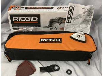 Awesome RIDGID Job Max Multi Tool - Model R 28602 - See Photos To See Whats Included - Plugged In Works Fine