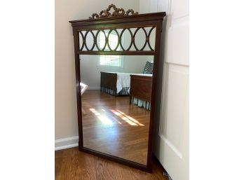 Wooden Bow-top Mirror