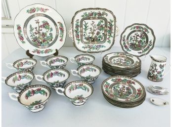Coalport England Tea Set & Platters