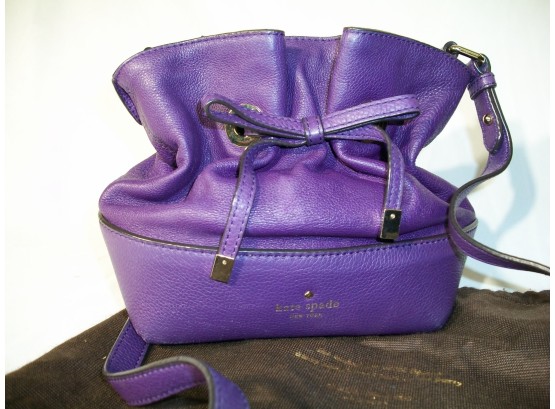Marvelous 100% Authentic Kate Spade Bag / Plum Leather / Like New