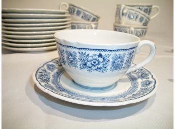 Yale 'The Branford Founders House 1701' /  Wedgwood Cups & Saucers  11/1948