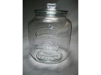 Great Decorative 'Planters Peanut' Style Country Store Counter Jar