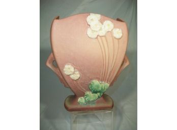 Lovely Roseville Pottery 'Primrose' Vase #765-8 (Pink/White)