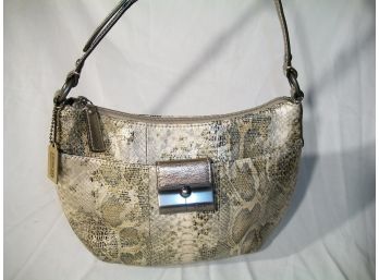 Lovely Authentic Coach Python Purse - Appears Unused - Nice Piece
