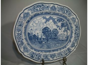 Large 'Yale College & State House'  Wedgwood Platter 12/1947 - Huge !