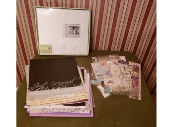 Lot Of Bridal Scrapbook Supplies