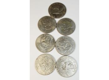 7 -  Random Years  Eisenhower Dollar Lot