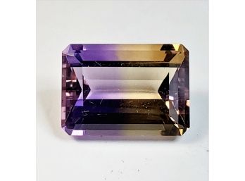 1.5carat ----- 7x5mm Emerald Cut Ametrine (Amethyst / Citrine) Loose Gemstone