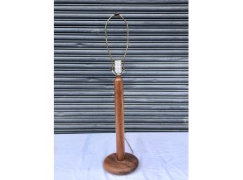 Vintage Teak Wood Table Lamp