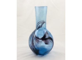 Richard Harkness Hand Blown Glass Vase