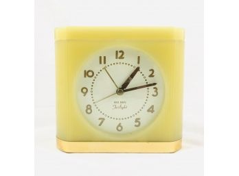 Vintage Big Ben Twilight Illuminated Dial Electric Alarm Clock
