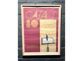 Vintage Casal’s Music Festival Silkscreen Poster