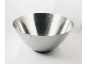 LARGE Mid Century Stainless Mixing Bowl