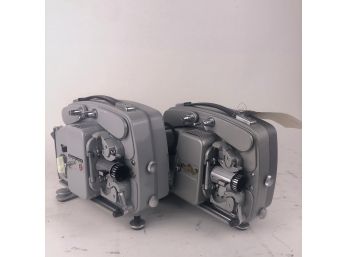 Two Super 8 Bolex Paillard 18-5 Super Film Projectors