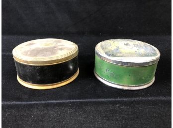 Tin Vanity Jars