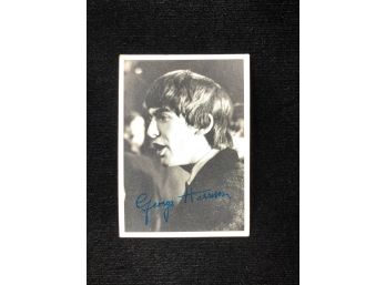 Beatles George Harrison Topps Trading Card