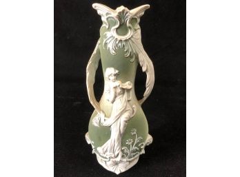 Green Jasperware Vase