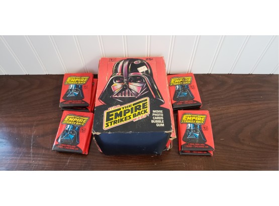 Star Wars Empire Strikes Back Topps 1980 Wax Box