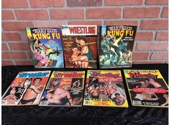 Vintage Wrestling And Kung-Fu Magazines