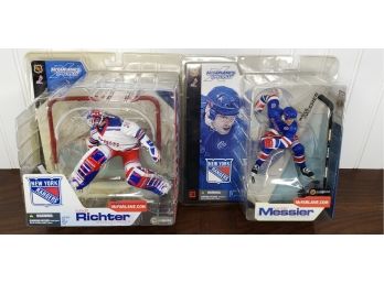 McFarlane Mike Richter And Mark Messier Figures