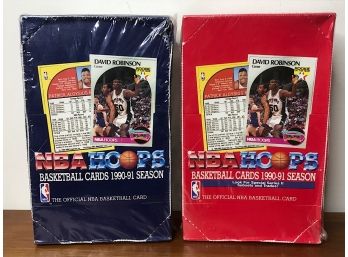 NBA Hoops 1990 Card Boxes