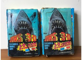 Jaws 3-D Collectible Card Boxes