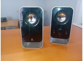 Pair Of Logitech Computer Speakers