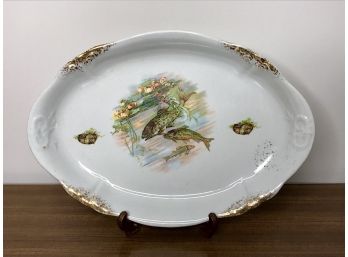 Vintage Platter With Fish Motif