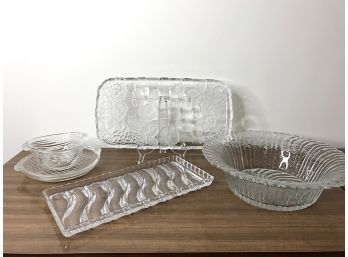 Assorted Glass Servingware