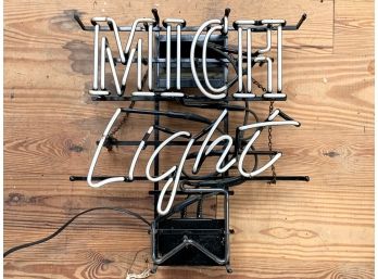 A Vintage Neon Michelob Light Beer Light