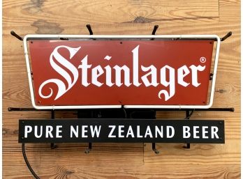 A Vintage Steinlager Beer Sign