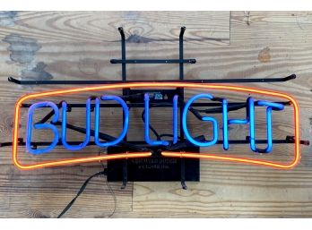 A Vintage Neon Bud Light Beer Sign