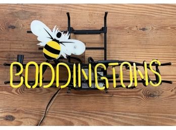 A Vintage Boddingtons Neon Beer Sign