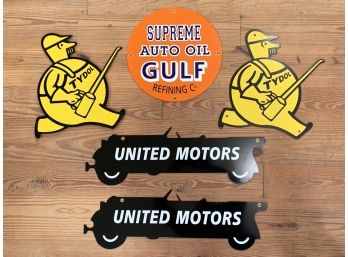 Retro Petroliana - United Motors, Tydol, Gulf - 'b'