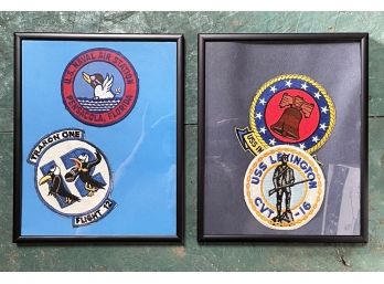 Framed Navy Patches