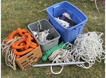 Nautical And Other Rope - Large Assortment