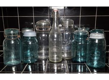 Vintage Mason Jars And More