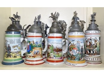 Vintage German Beer Steins