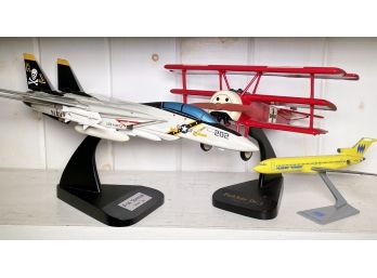 A Trio Of Model Airplanes