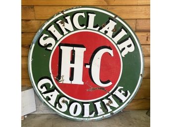 A Large Vintage Sinclair Gasoline Sign (Double Sided)