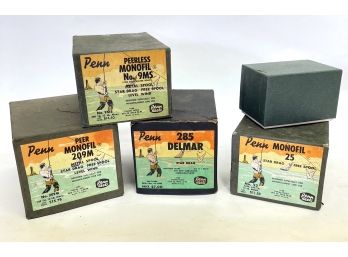 Vintage Penn Reel Boxes, And Monofilament