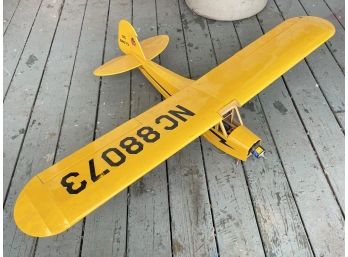 A Large Piper Cub Radio Controlled Aircraft