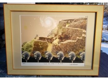 Framed Print, 'Over The Edge Of The Earth,' By Dan Lawrence