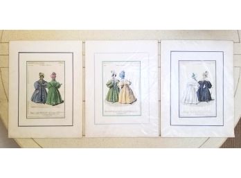 Antique 'Costumes Parisiens' Print Series