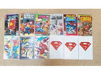 Assorted Comic Books, Some Vintage - Conan, Ghost Rider, And More!